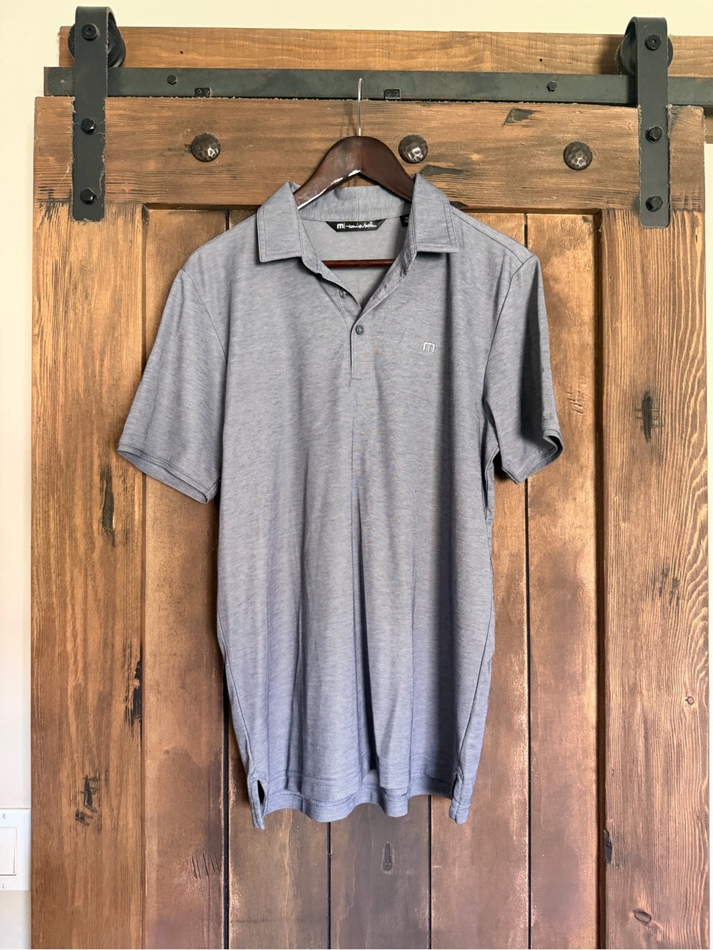 Travis Mathew Men's Gray Polo